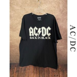 AC/DC Back in Black T-shirt~Unisex size 2XL~EUC